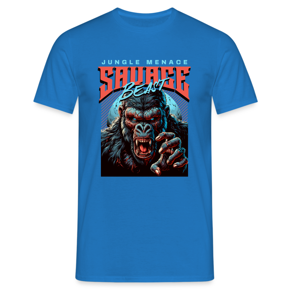 T-Shirt Beast - Royalblau