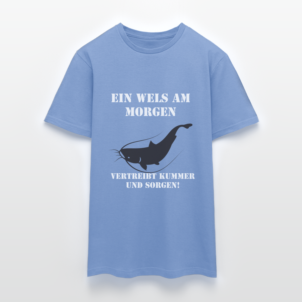 T-Shirt Wels am Morgen - carolina blue