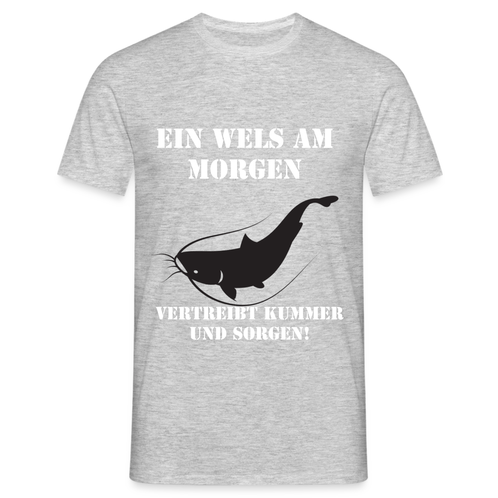 T-Shirt Wels am Morgen - Grau meliert