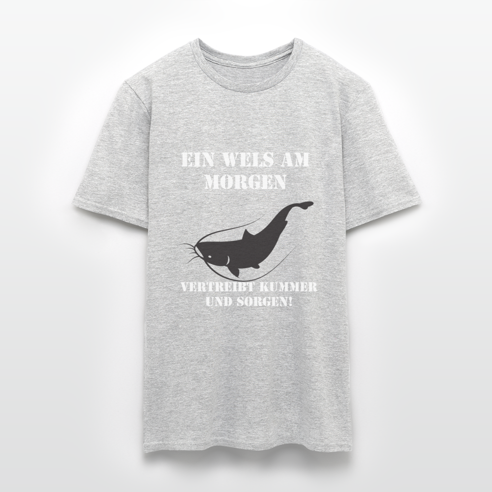 T-Shirt Wels am Morgen - Grau meliert