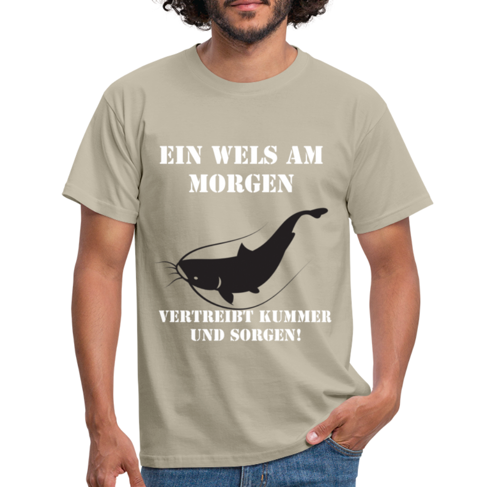 T-Shirt Wels am Morgen - Sandbeige