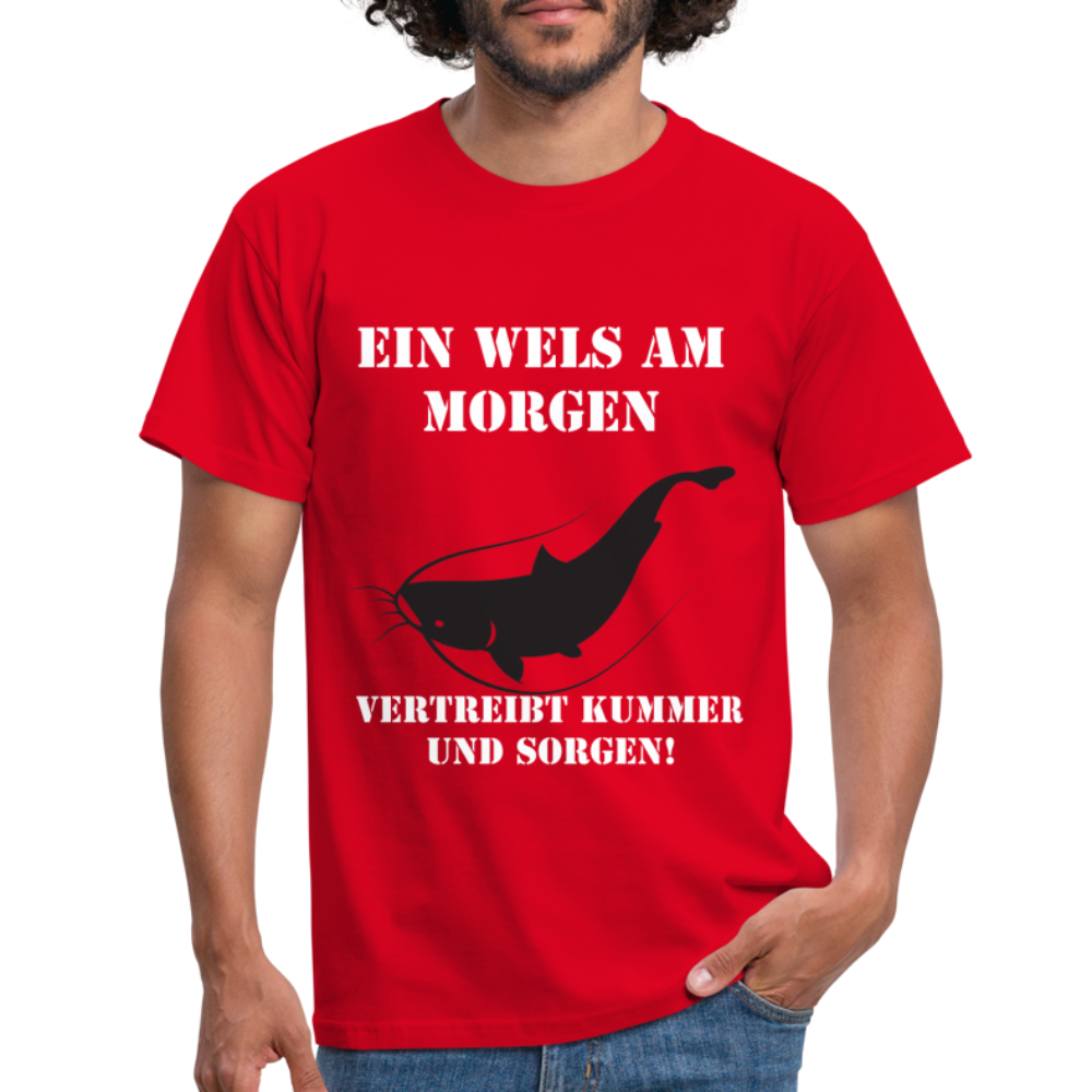 T-Shirt Wels am Morgen - Rot