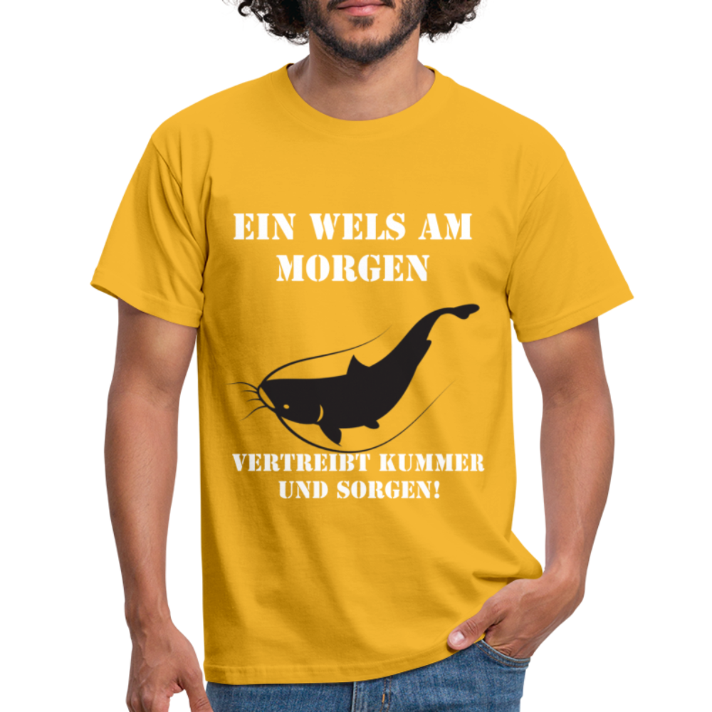 T-Shirt Wels am Morgen - Gelb