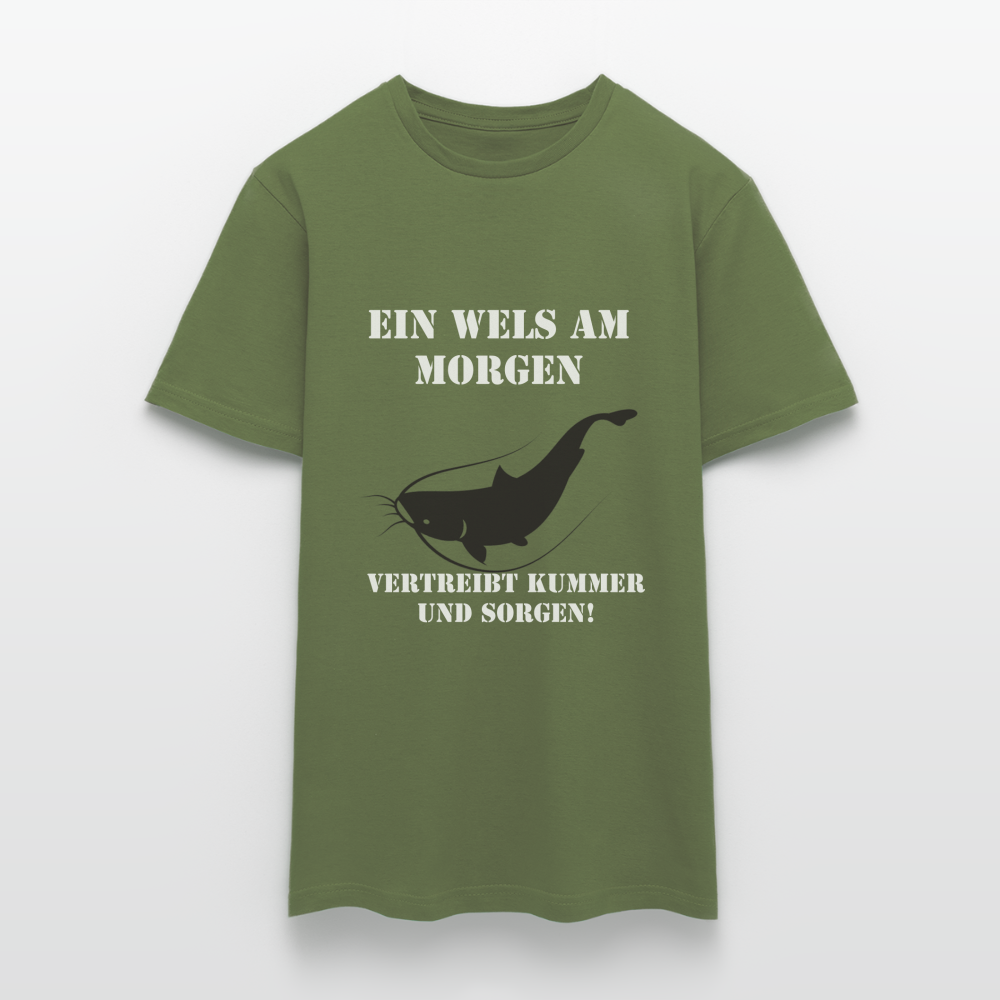 T-Shirt Wels am Morgen - Militärgrün