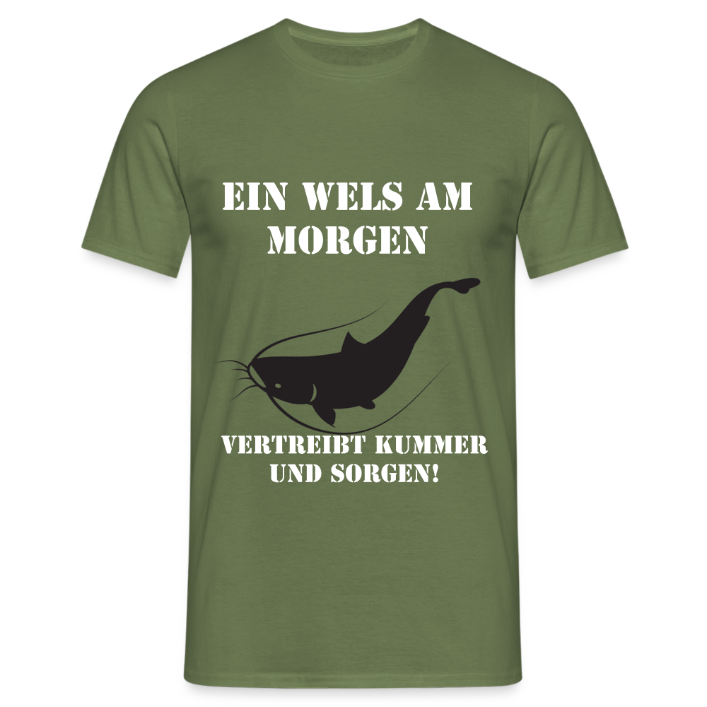 T-Shirt Wels am Morgen - Militärgrün