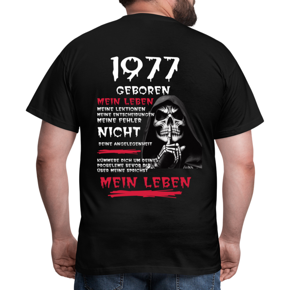 T-Shirt MEIN LEBEN - Schwarz