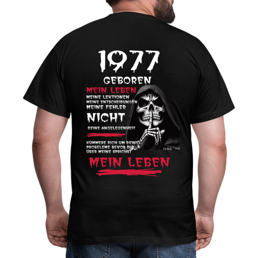 T-Shirt MEIN LEBEN - Schwarz