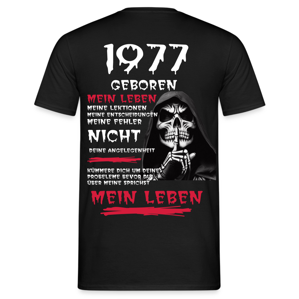 T-Shirt MEIN LEBEN - Schwarz