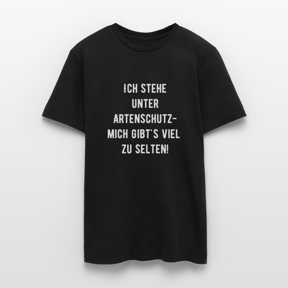 T-Shirt Artenschutz - Schwarz