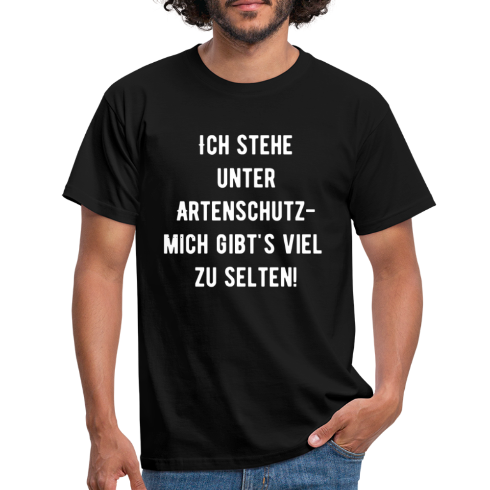 T-Shirt Artenschutz - Schwarz