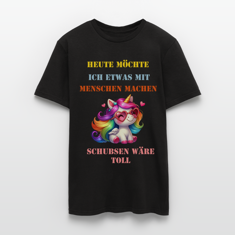 T-Shirt schupsen wäre toll - Schwarz