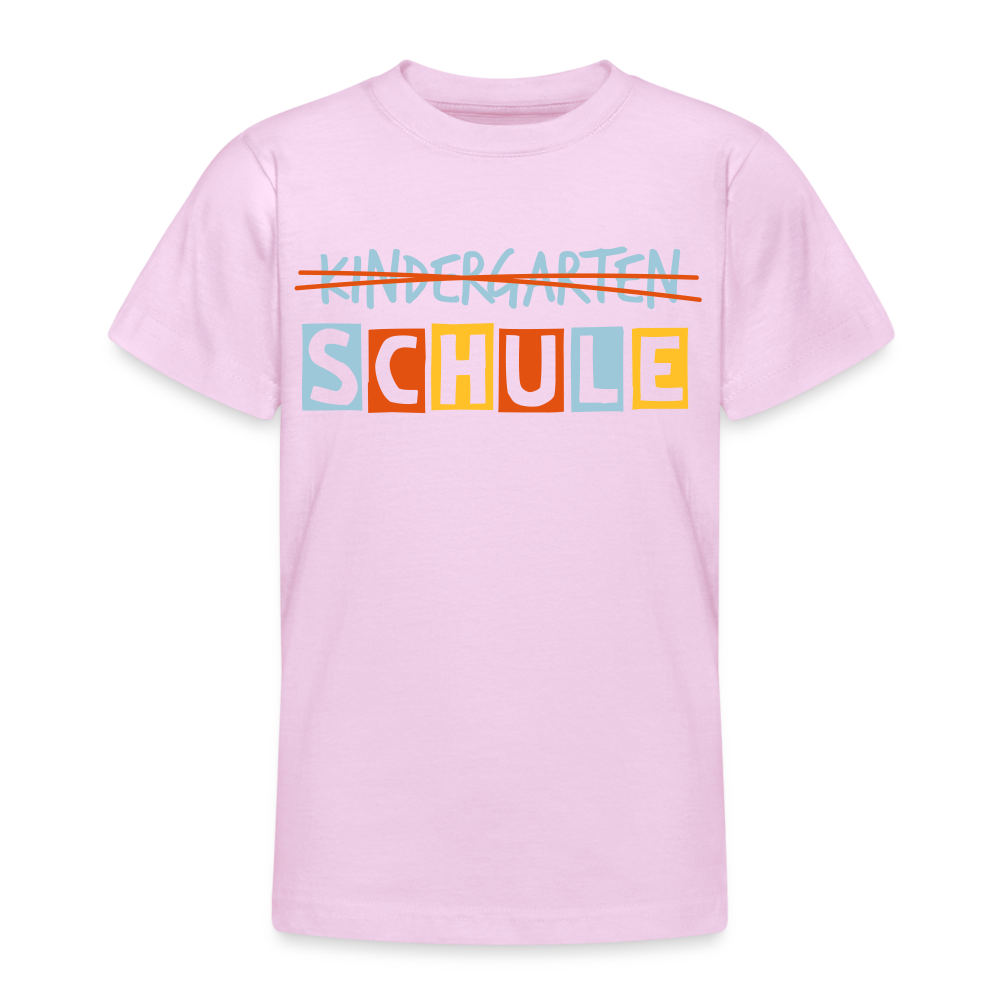 Teenager T-Shirt Schule - Hellrosa