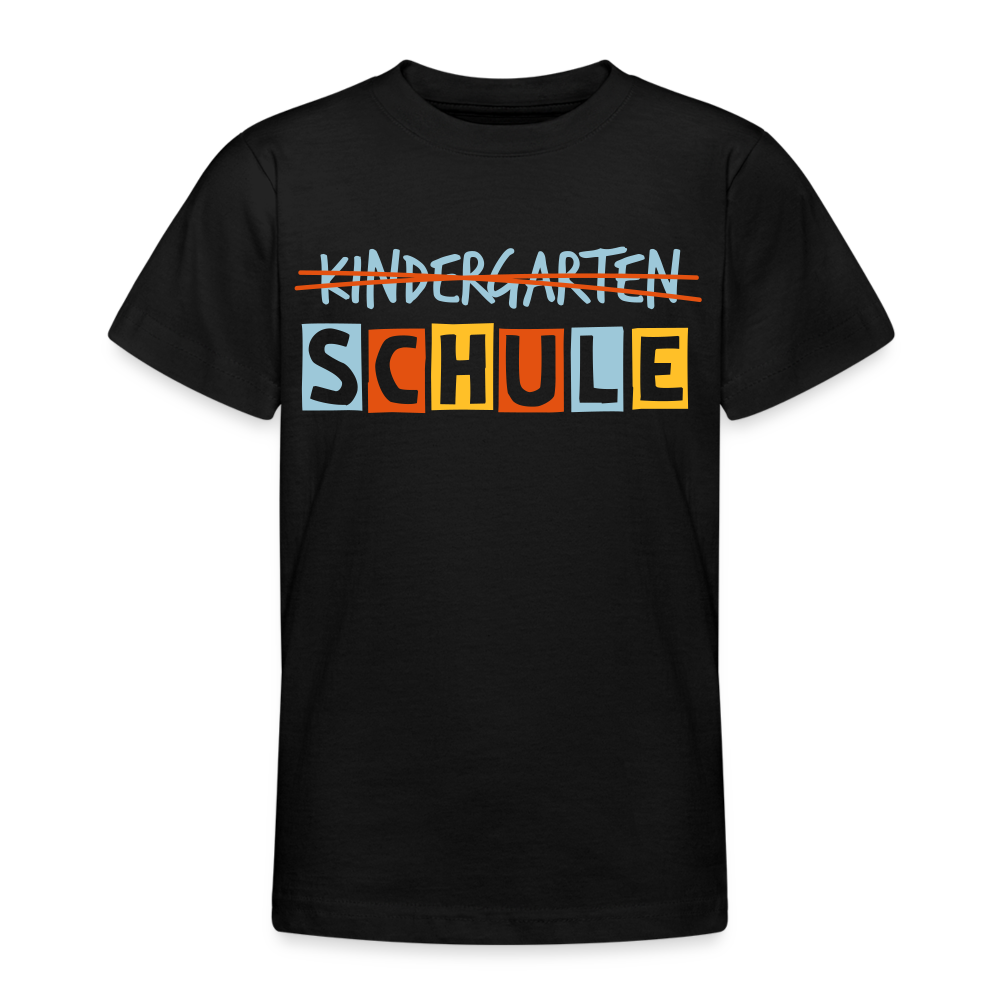 Teenager T-Shirt Schule - Schwarz